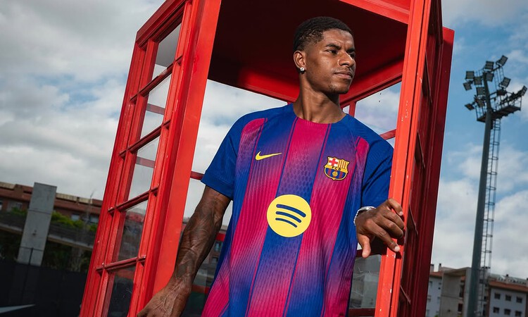 Marcus Rashford. (Instagram @fcbarcelona) - Image