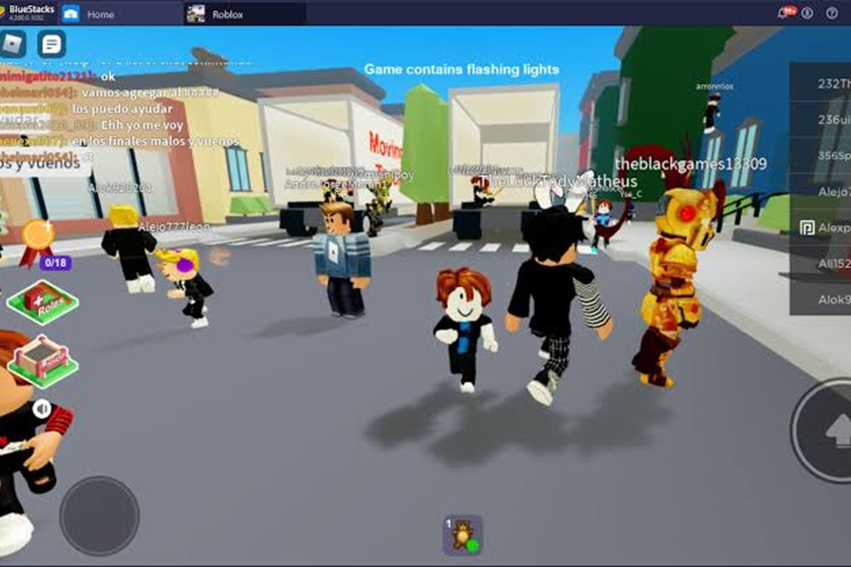 Gameplay game Roblox. (BlueStacks) - Image