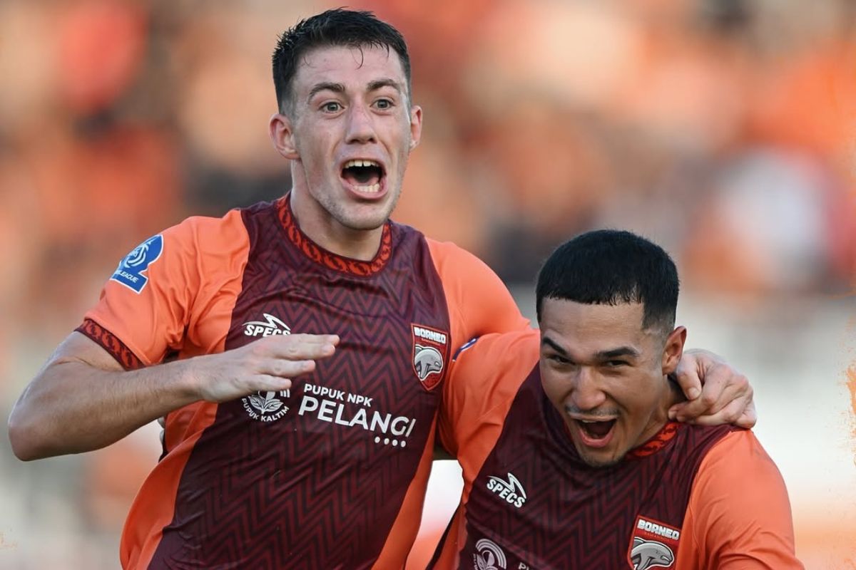 Borneo FC kalahkan Bhayangkara FC di pekan pertama Super League 2025/2026. (Dok. Media Borneo FC) - Image