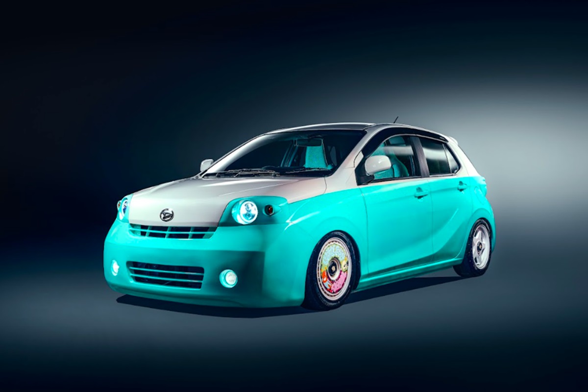 Daihatsu Ayla GH Style berkonsep retro-futuristik. (Istimewa) - Image