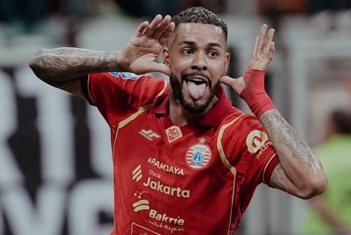 Pemain Persija Maxwell, salah satu pemain debutan Super League yang mencetak gol di laga perdana kompetisi sepak bola Indonesia. (Media Persija) - Image