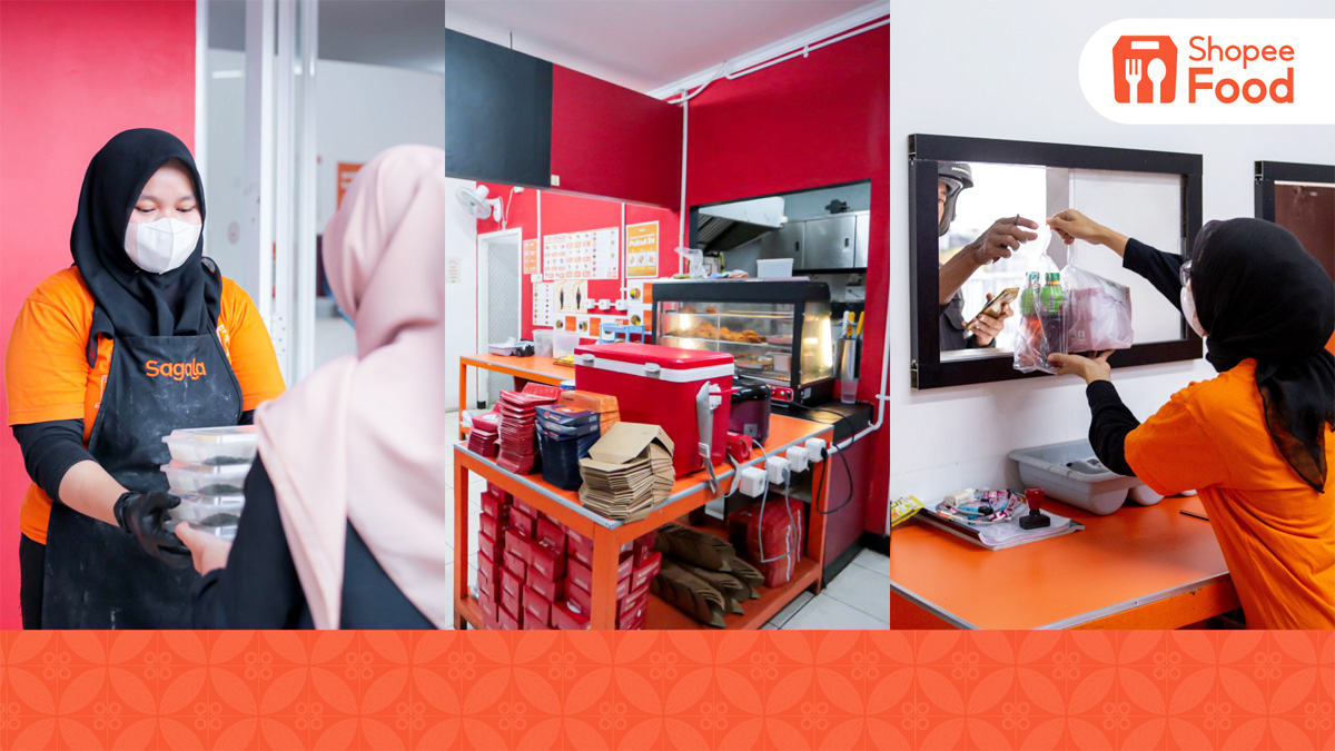 Aktivitas pelaku kuliner Susu Mbok Darmi yang berhasil mengelola bisnis dengan menggarap peluang di pasar digital lewat kemitraan strategis bersama ShopeeFood/(Dok. Istimewa).