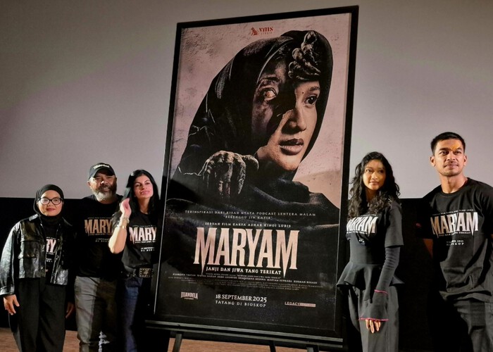 Para pemain Film Horor Maryam: Janji dan Jiwa yang Terikat. (X @yan_widjaya) - Image