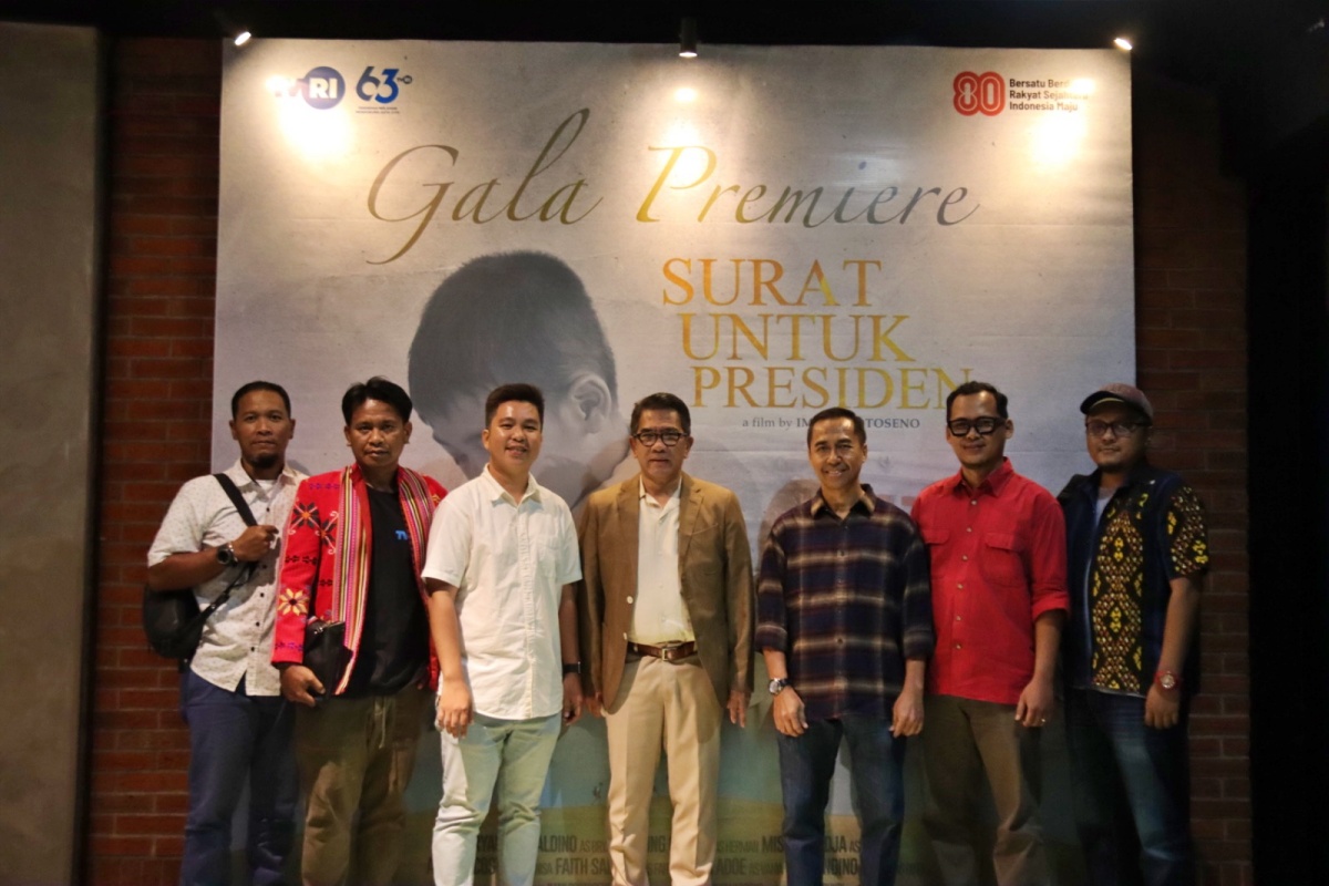 Gala Premier film Surat untuk Presiden di Jakarta, Minggu (24/8). (Dok. TVRI) - Image