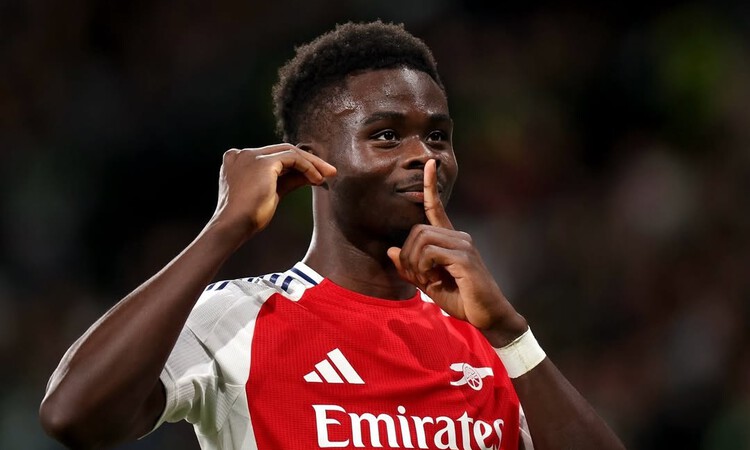 Bukayo Saka (Instagram @bukayosaka87) - Image