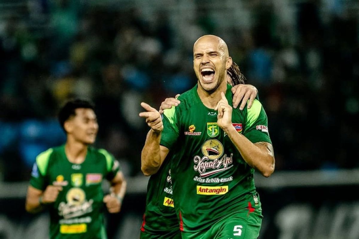 Pemain belakang Persebaya Surabaya Risto Mitrevski. (dok. Persebaya Surabaya) - Image