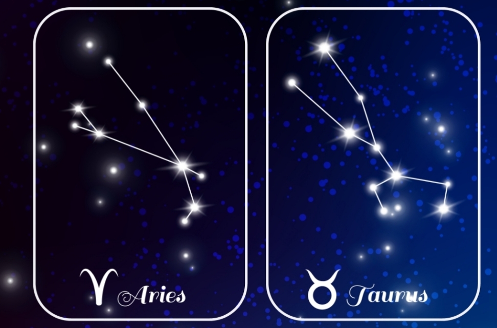 Ilustrasi zodiak Aries dan Taurus (freepik/macrovector) - Image