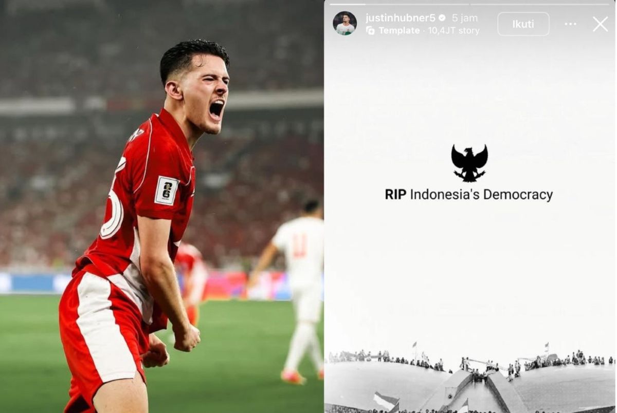 Justin Hubner ikut bersuara tentang demokrasi di Indonesia (Dok. Instagram) - Image