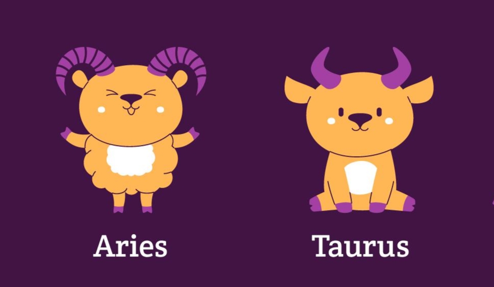 Ilustrasi zodiak Aries dan Taurus (freepik/pikisuperstar) - Image