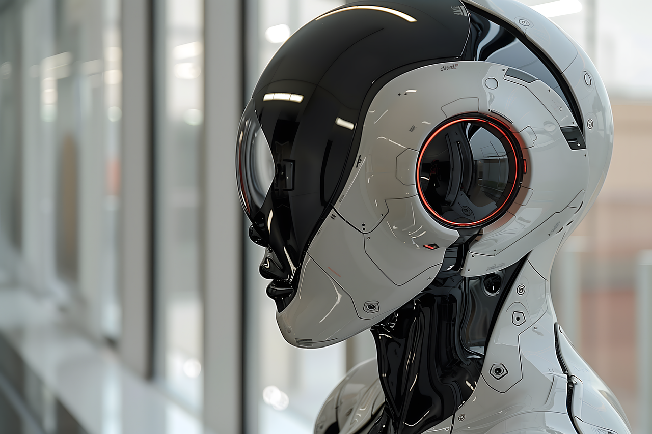 Ilustrasi robot humanoid. (pixabay) - Image