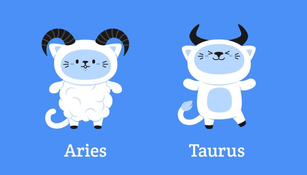 Ilustrasi zodiak Aries dan Taurus (freepik/pikisuperstar) - Image