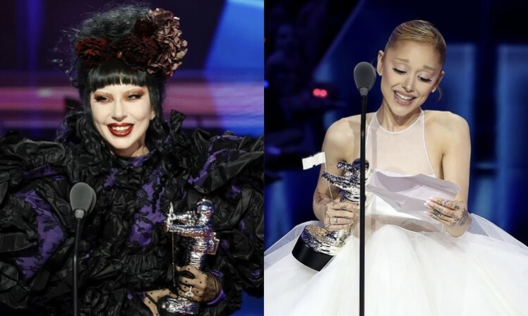 Lady Gaga dan Ariana Grande Persembahkan Momen Inspiratif Lewat Kemenangan di MTV VMAs 2025 - Image
