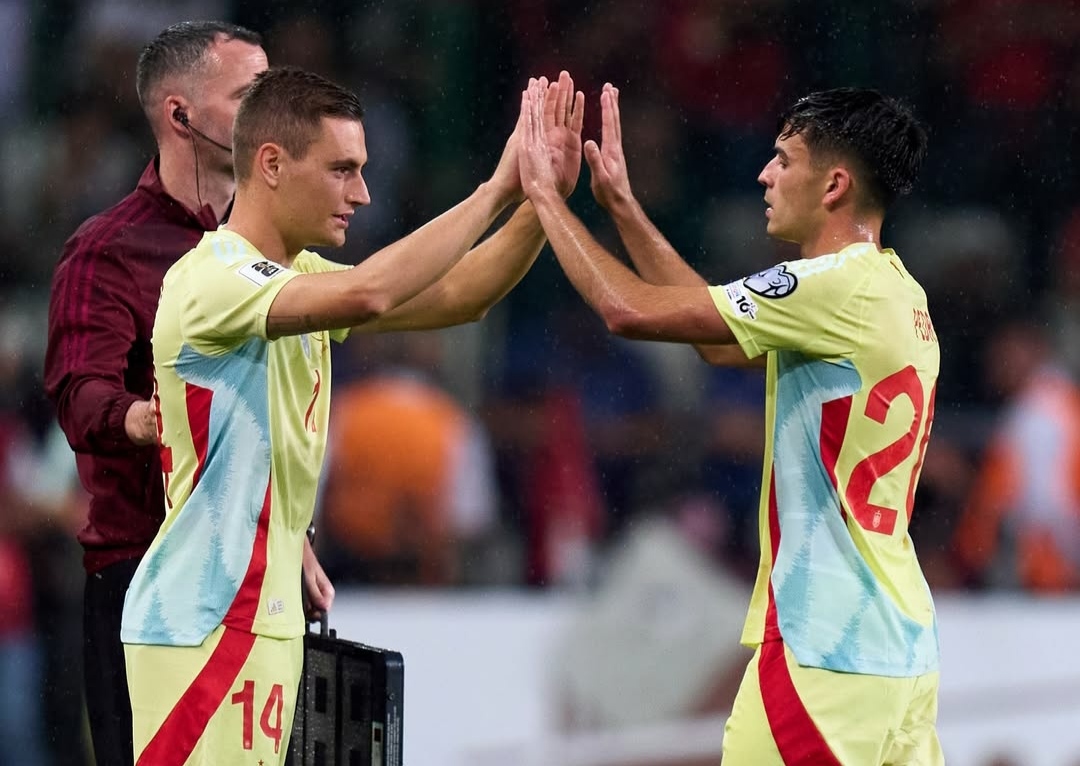 Jorge De Frutos menjalani debut bersama Timnas Spanyol. (Instagram) - Image