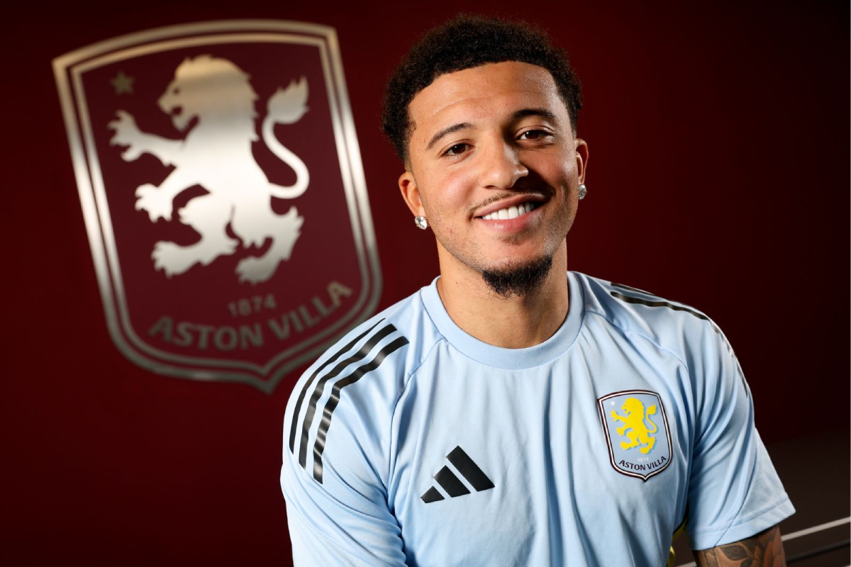 Winger Manchester United Jadon Sancho dipinjamkan ke Aston Villa. (Dok. Aston Villa) - Image