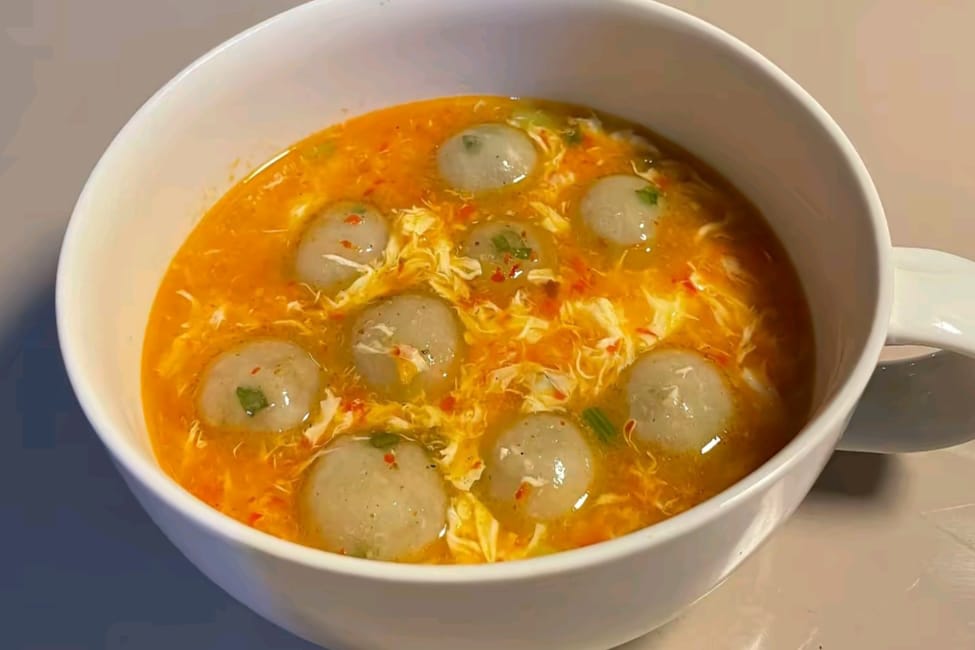 Baso aci kuah pedas siap dinikmati (TikTok @sabiya) - Image