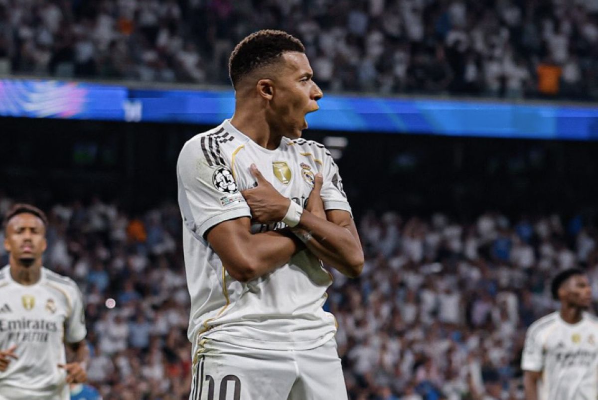 Kylian Mbappe bawa Madrid taklukkan Marseille setelah gol pembuka Weah. (ig realmadrid) - Image
