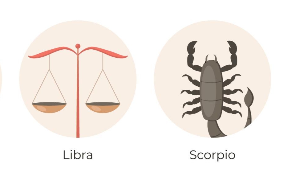 Ilustrasi zodiak Libra dan Scorpio (freepik) - Image