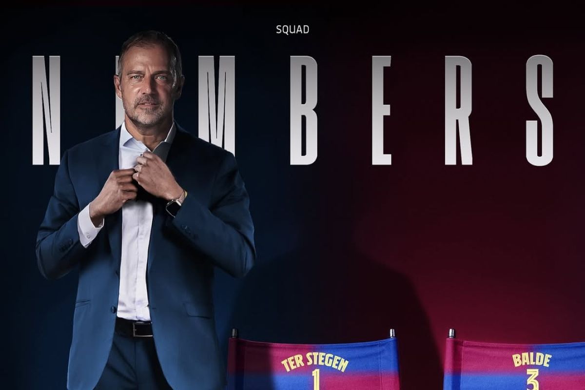 Pelatih Barcelona Hansi Flick. (Instagram/@fcbarcelona) - Image