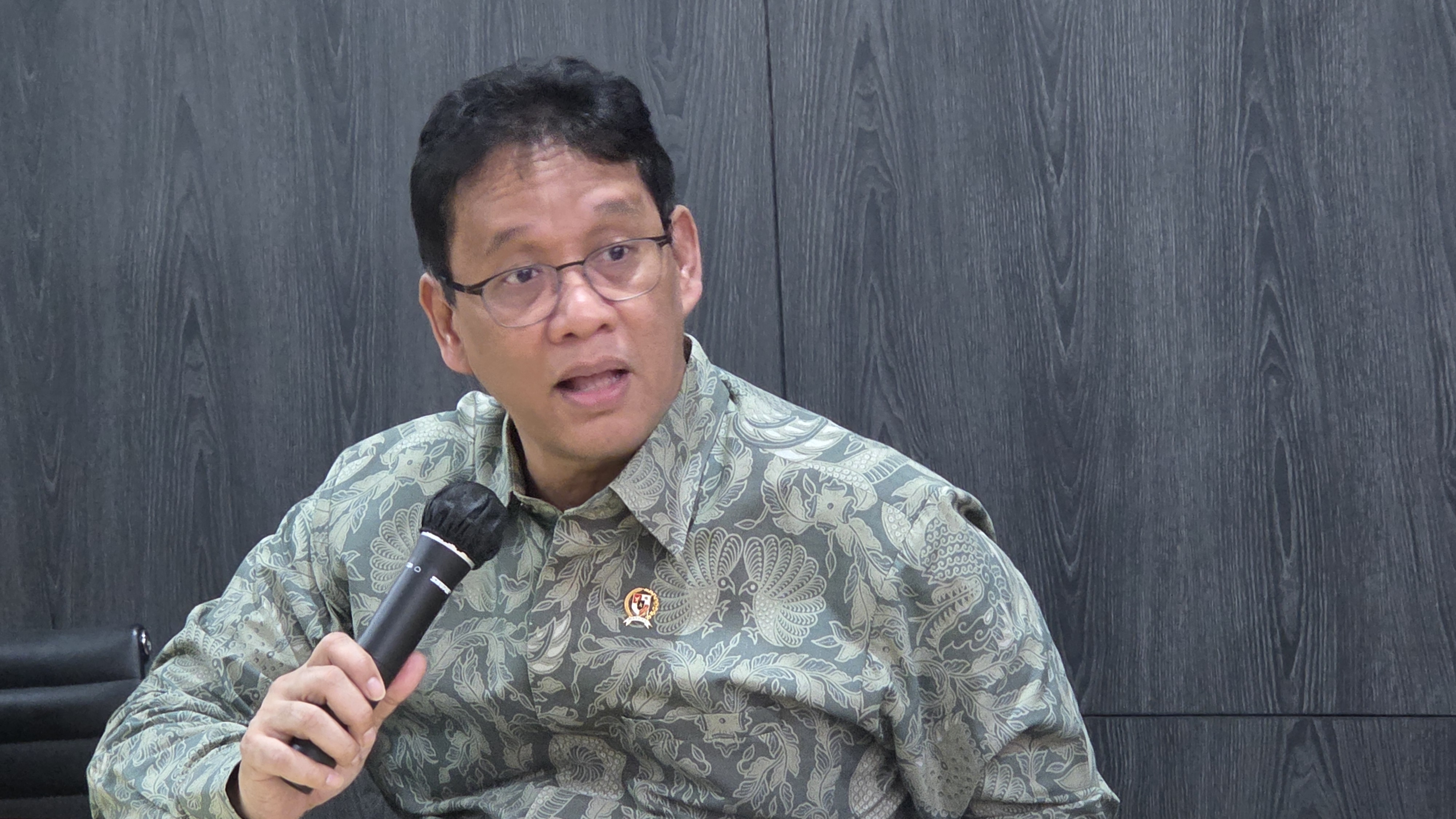 Menteri Keuangan Purbaya Yudhi Sadewa. (Nurul Fitriana/JawaPos.com) - Image