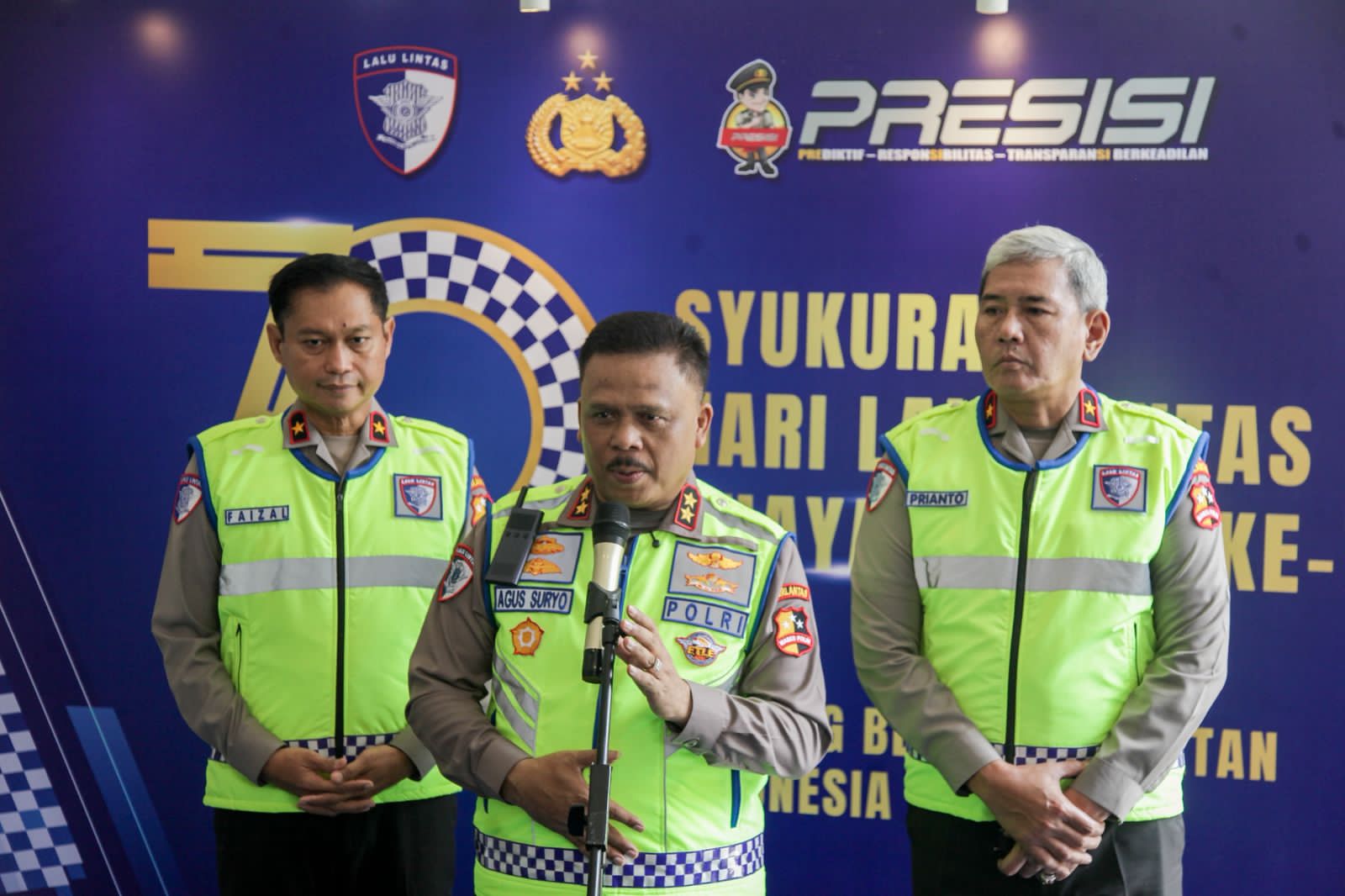 Kakorlantas Polri Irjen Pol Agus Suryonugroho saat peluncuran aplikasi Digital Korlantas Polri. (Polri) - Image