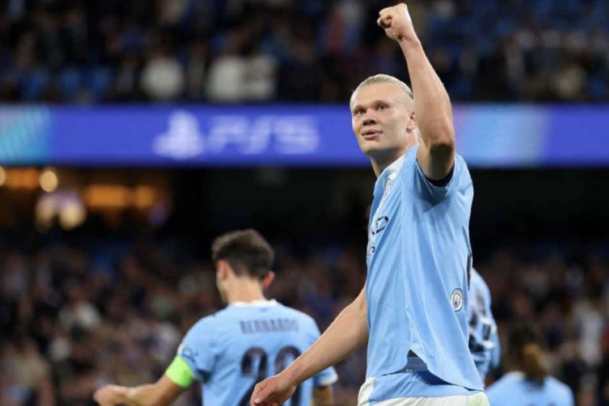 Rumor transfer, Barcelona incar Erling Haaland sebagai pengganti Lewandowski. (ESPN) - Image