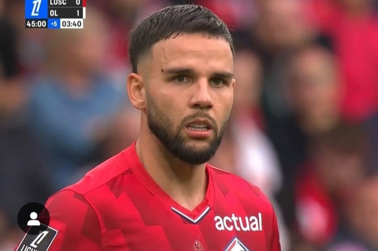 Calvin Verdonk, bek kiri timnas Indonesia yang memperkuat klub Prancis OSC Lille. (ig @nenkmawar24) - Image