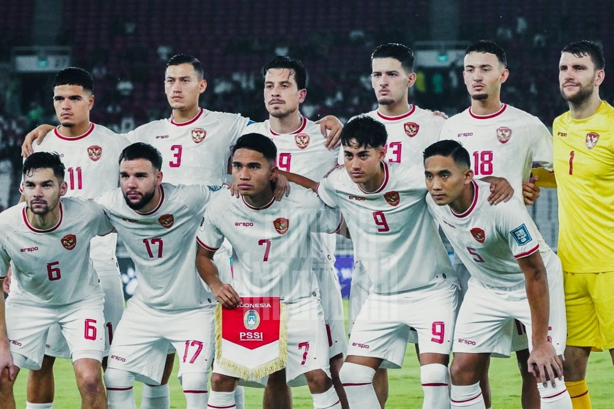 Starting XI Timnas Indonesia saat hadapi Arab Saudi di putaran Ke-3 Kualifikasi Piala Dunia 2026. (Instagram.com/@TimnasIndonesia) - Image