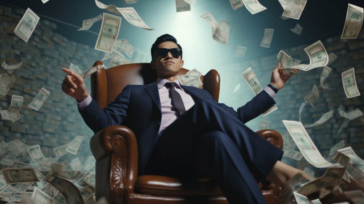 Ilustrasi orang yang beruntung secara finansial. (Freepik) - Image