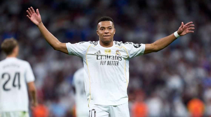 Kylian Mbappé pemain Real Madrid - Image