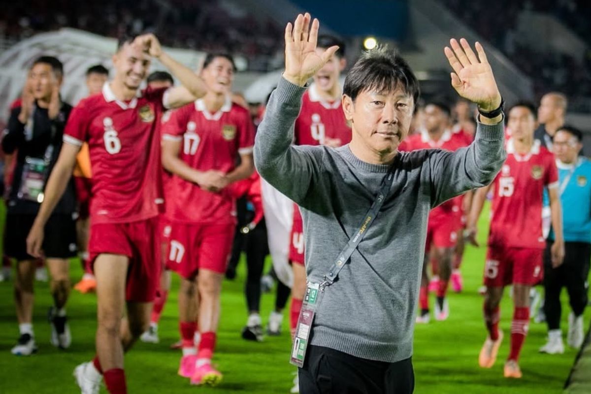 Shin Tae-yong saat masih membesut Timnas Indonesia. (Instagram @republikindonesia) - Image