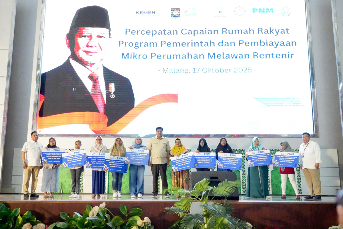 Peluncuran Mekaar Home dari PT Perusahaan Nasional Madani disambut antusias oleh para nasabah PNM Mekaar di berbagai daerah, salah satunya di Kota Malang. (Istimewa). - Image
