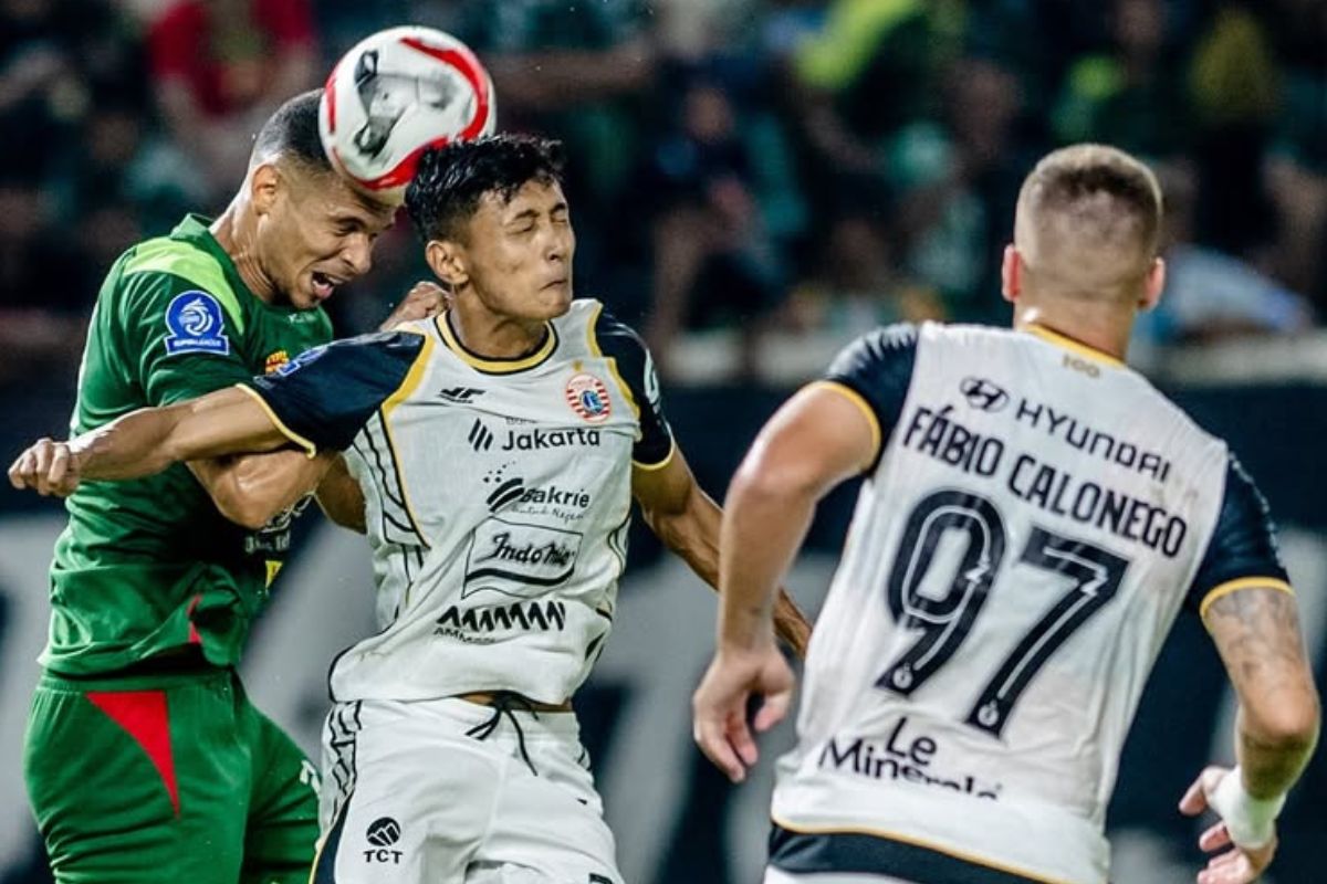 Leo Lelis dapat rating paling apik di Persebaya Surabaya berkat golnya ke gawang Persija Jakarta. (Persebaya Surabaya) - Image