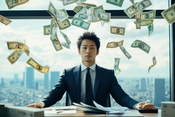 seseorang yang menerima anggaran rezeki./Freepik/fotoarhiv0001 - Image