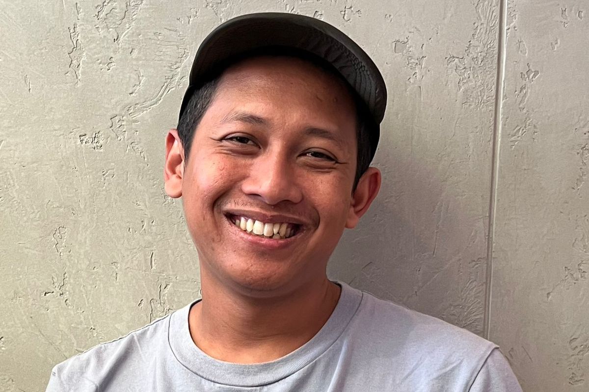 Dimas, pegiat Bawahskor yang tebarkan pesan positif di sepak bola akar rumput. (Dimas for JawaPos.com)