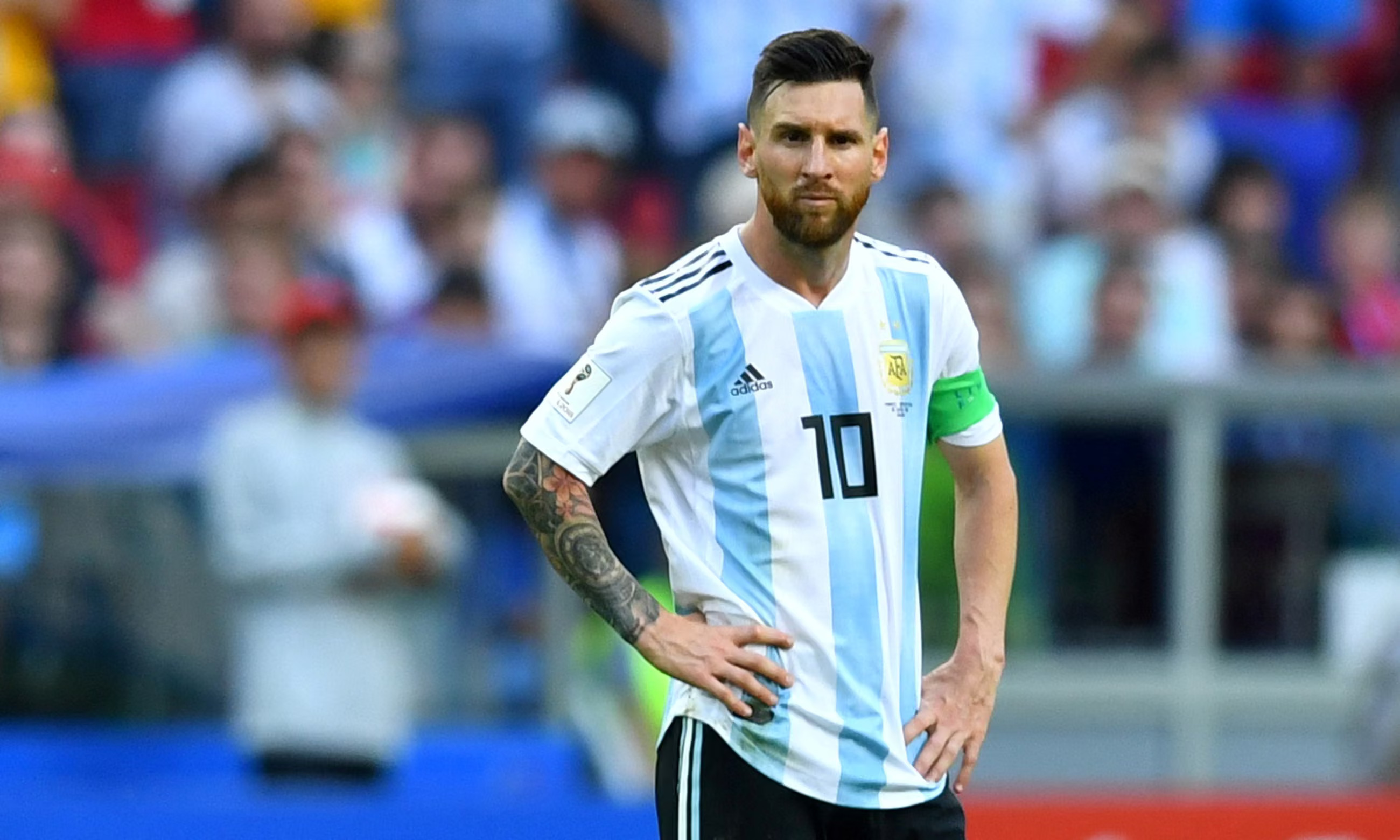 Kapten timnas Argentina, Lionel Messi. (Dylan Martinez/Reuters) - Image
