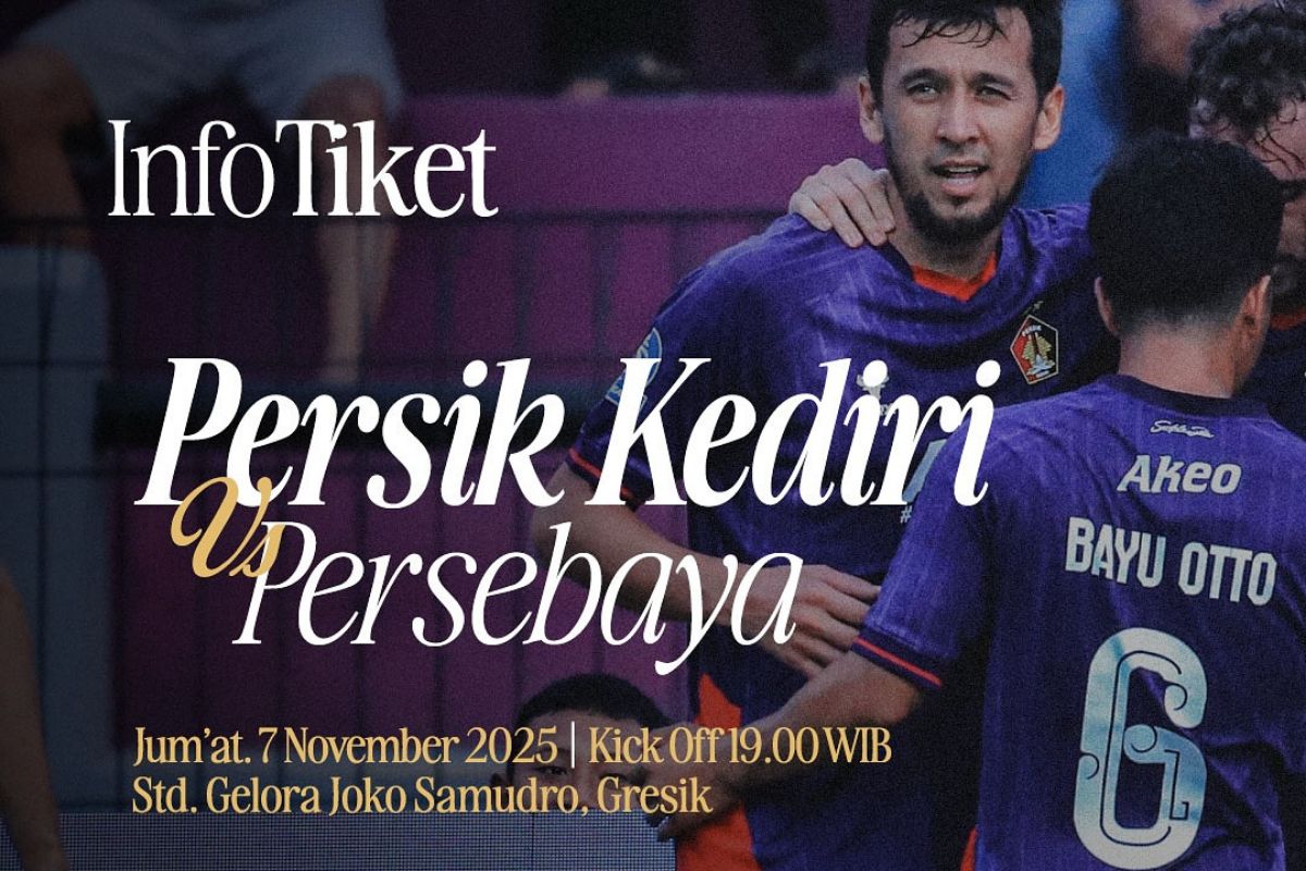 Tiket Persik Kediri vs Persebaya Surabaya sudah dijual di pekan ke-12, Jumat (7/11). (Persik Kediri) - Image