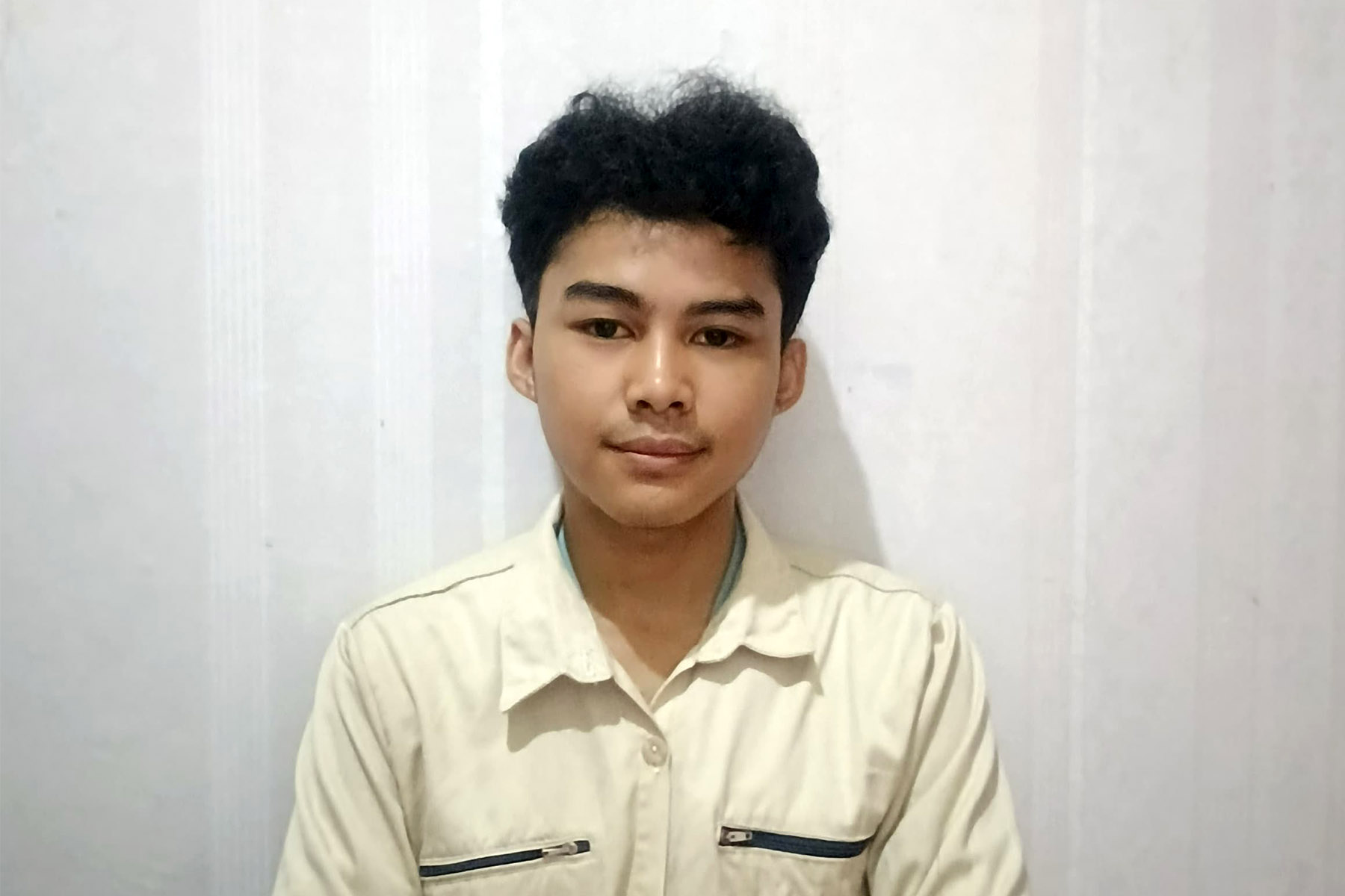 Ali Zaenal Abidin, mahasiswa Universitas Wijaya Kusuma, Surabaya. (Novia Herawati/JawaPos.com)