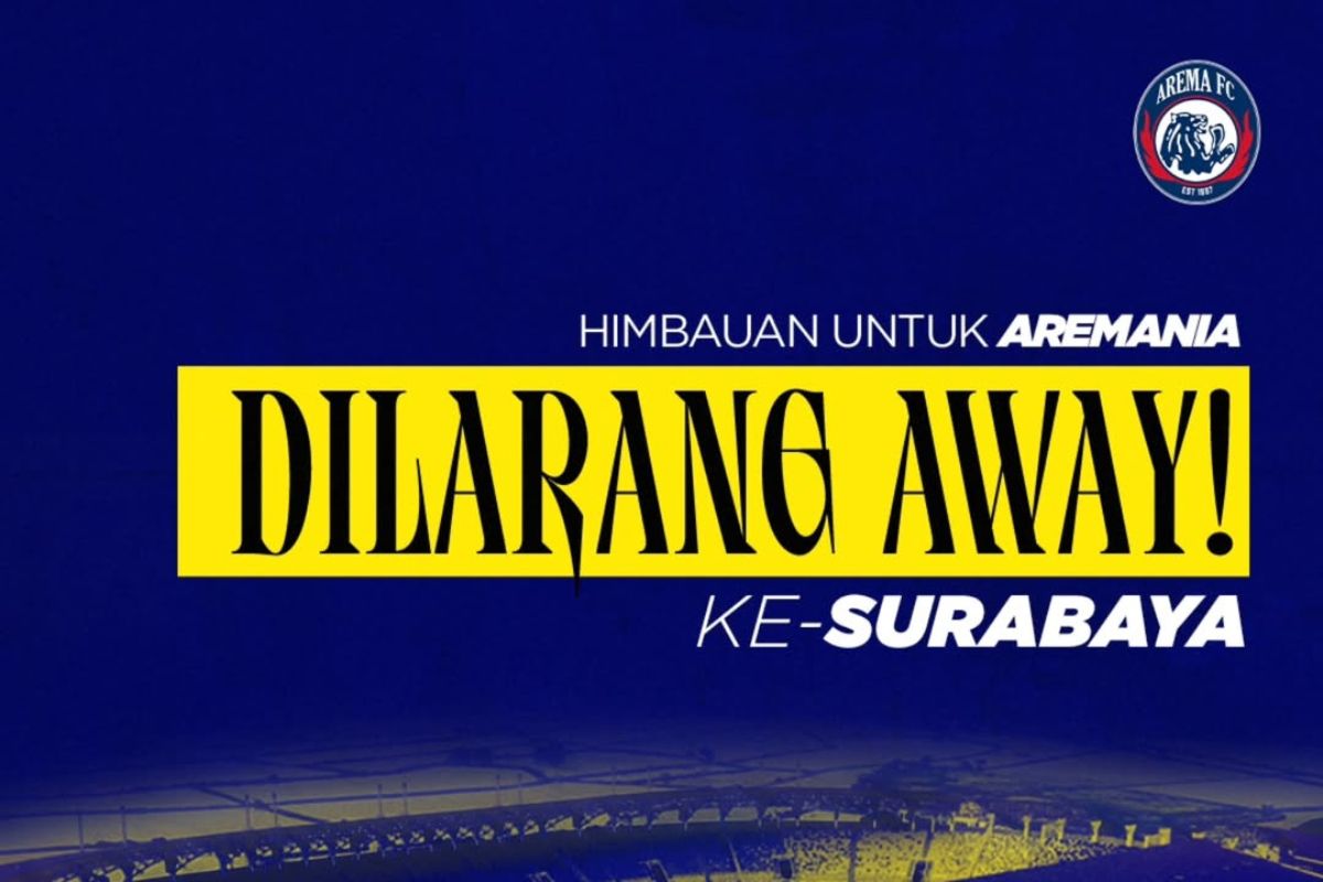 Aremania kirim pesan panas ke Bonek jelang laga Persebaya Surabaya vs Arema FC. (Arema FC)