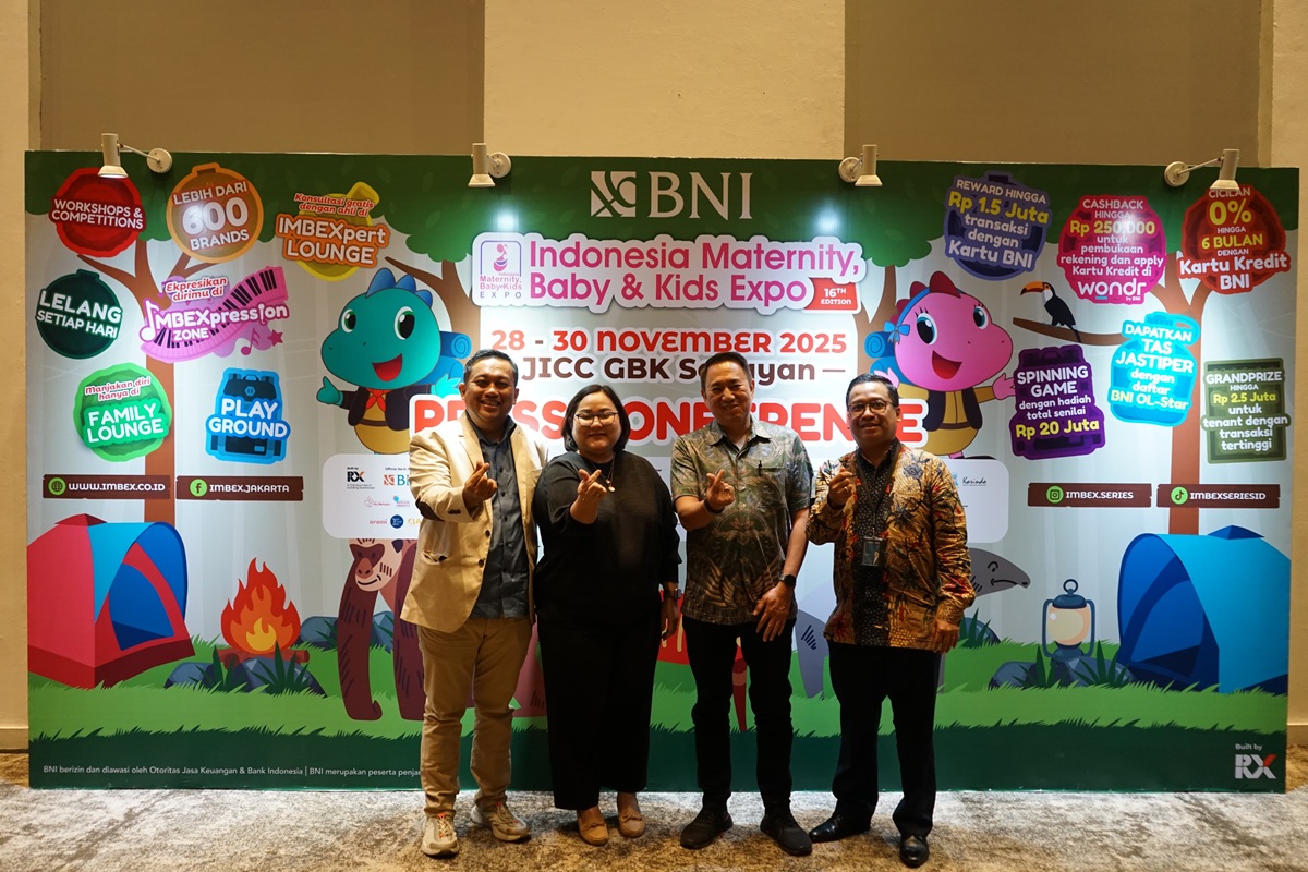 Indonesia Maternity, Baby & Kids Expo (IMBEX) 2025 yang akan hadir pada 28-30 November 2025 di Jakarta International Convention Center (JICC) GBK Senayan. (Nanda Prayoga/JawaPos.com) - Image