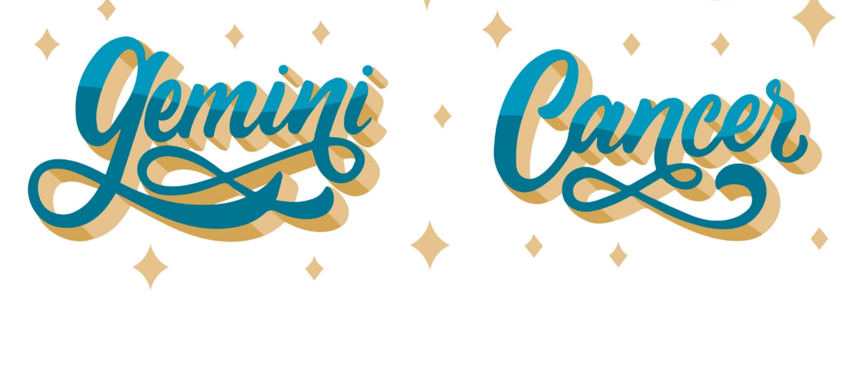 Ilustrasi zodiak Gemini dan Cancer (freepik) - Image