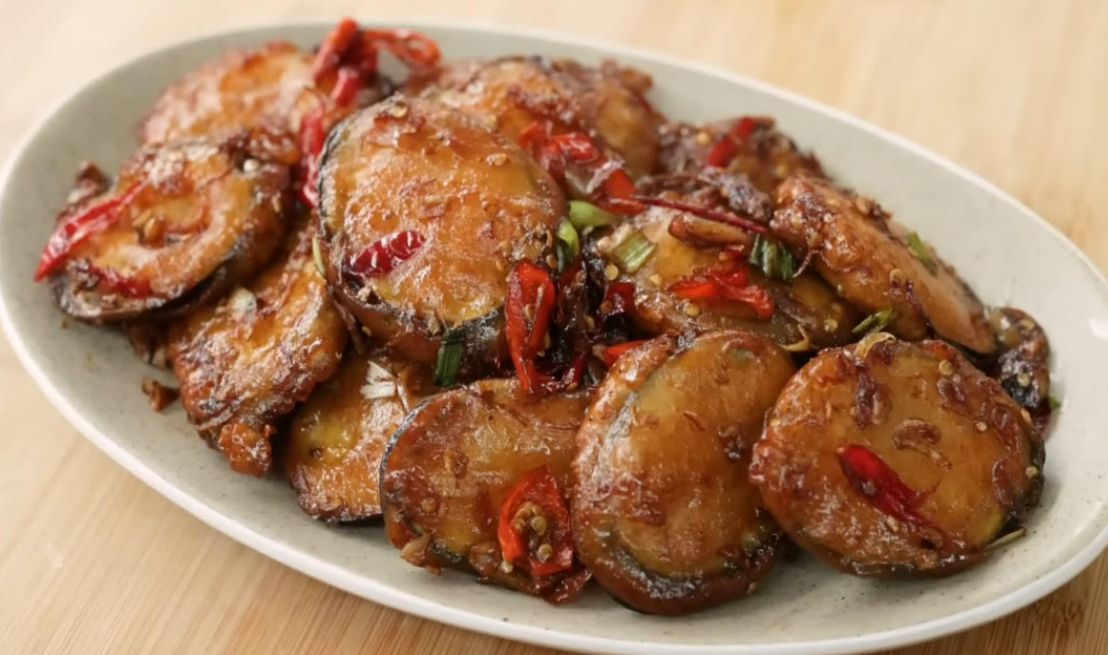 Hidangan terong raos (YouTube Devina Hermawan) - Image