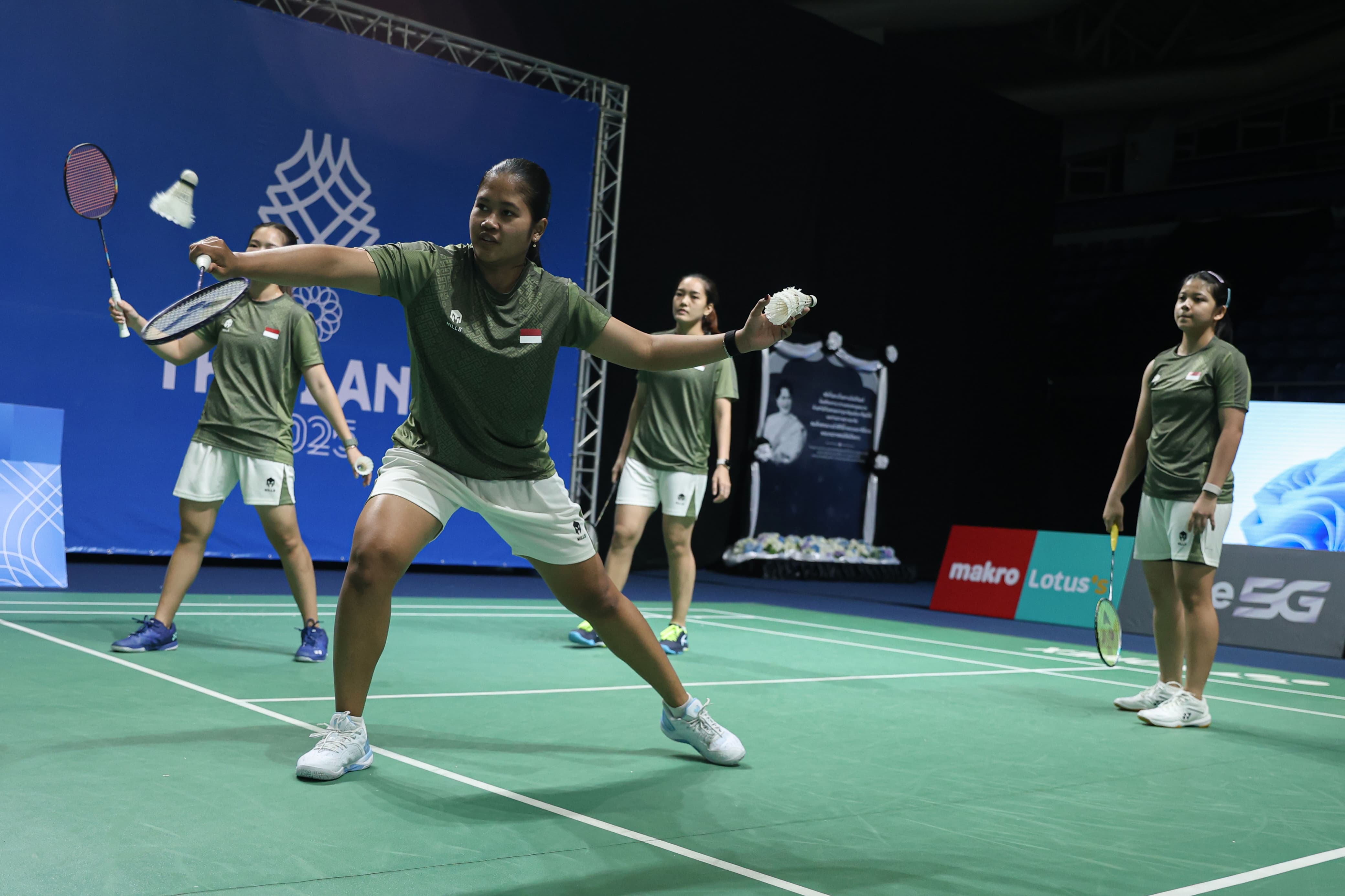 Tim beregu putri Indonesia akan melawan Myanmar pada babak perempat final SEA Games 2025, dan berpeluang benttok dengan Malaysia di empat besar. (Dok: PBSI) - Image