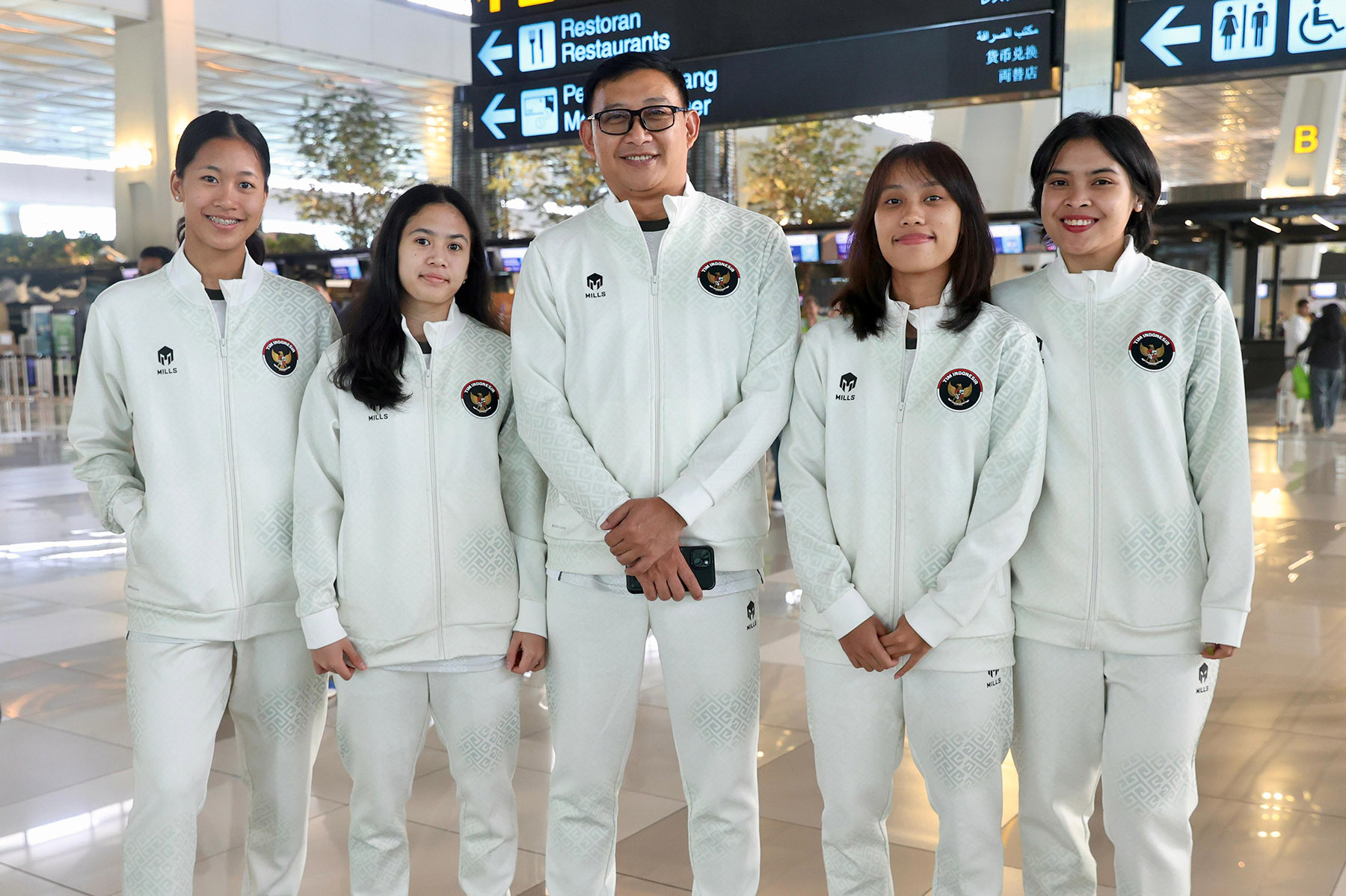 Tim bulu tangkis beregu putri Indonesia berhasil melewati Myanmar.untuk lolos.ke semifinal SEA Games 2025. (Dok: PBSI) - Image