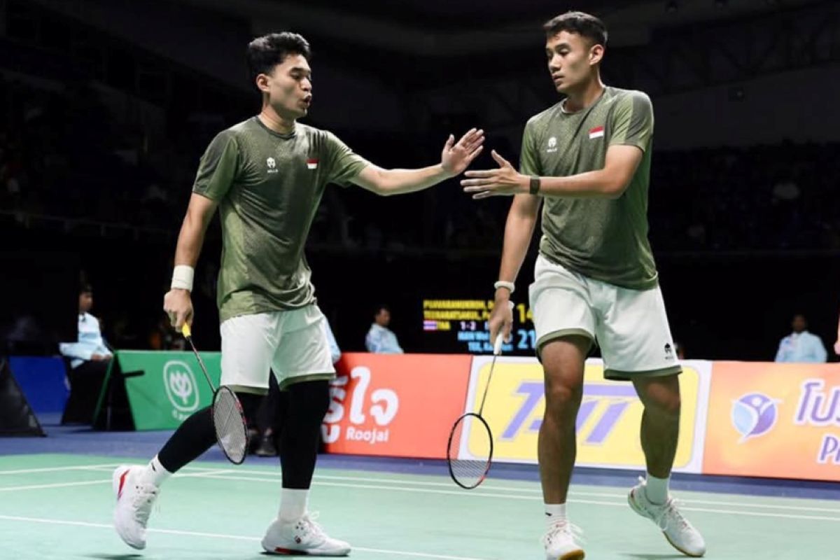 Tim beregu putra Indonesia melaju ke final SEA Games 2025 usai mengalahkan Singapura. (Dok. PBSI) - Image