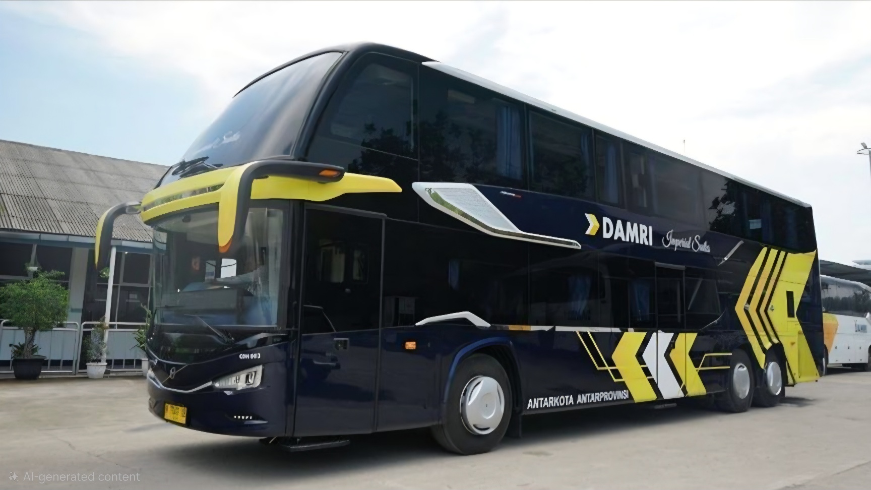 Ilustrasi: DAMRI masih ada, terus berbenah dengan bus terbaru dan bermain di rute panas termasuk di rute Malang-Jakarta. (Redbus) - Image