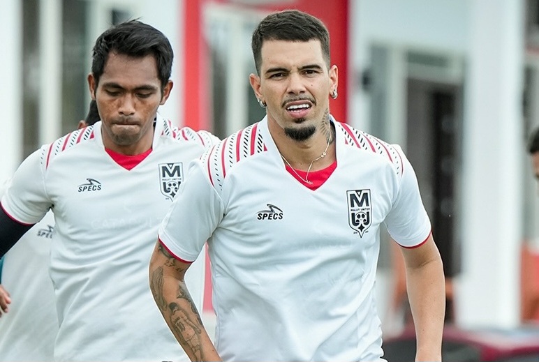 Lucas Cardoso saat berlatih bersama Malut United (Istimewa) - Image