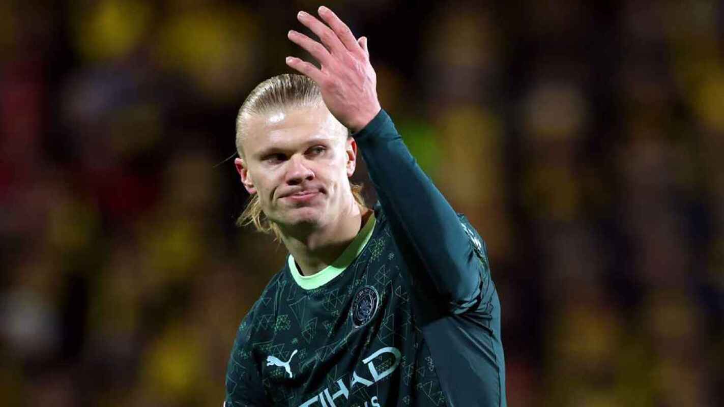 Ekspresi kekecewaan Erling Haaland usai kalah mengejutkan dari Bodo/Glimt. (Michael Regan - UEFA) - Image