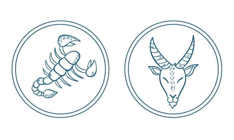 Ilustrasi zodiak Scorpio dan Capricorn (freepik) - Image