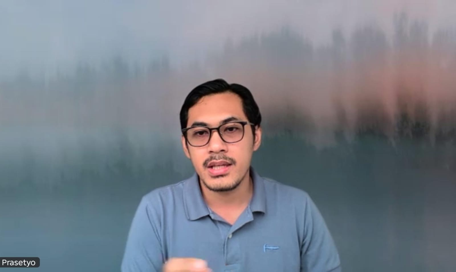 Project Associate (Learning) SDG Academy Indonesia 2022&ndash;2024, Agung Prasetyo. (Tangkapan Layar JawaPos.com/ Zoom)