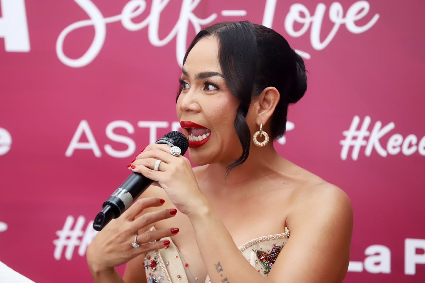 Artis Melani Ricardo. (Dery Ridwansah/ JawaPos.com)